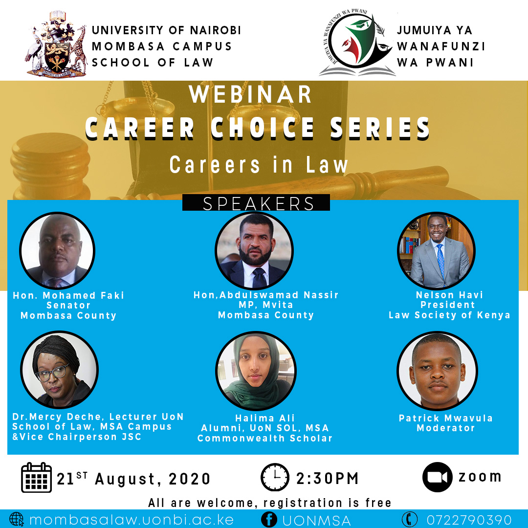 Career Choice Series - Career in Law