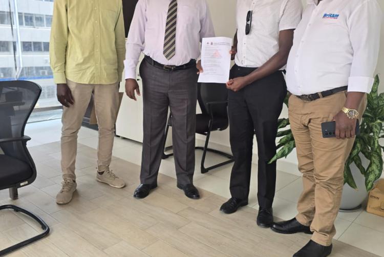FISA UON Mombasa Campus with the BRITAM Executive during the signing of MOU