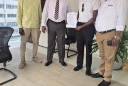 FISA UON Mombasa Campus with the BRITAM Executive during the signing of MOU